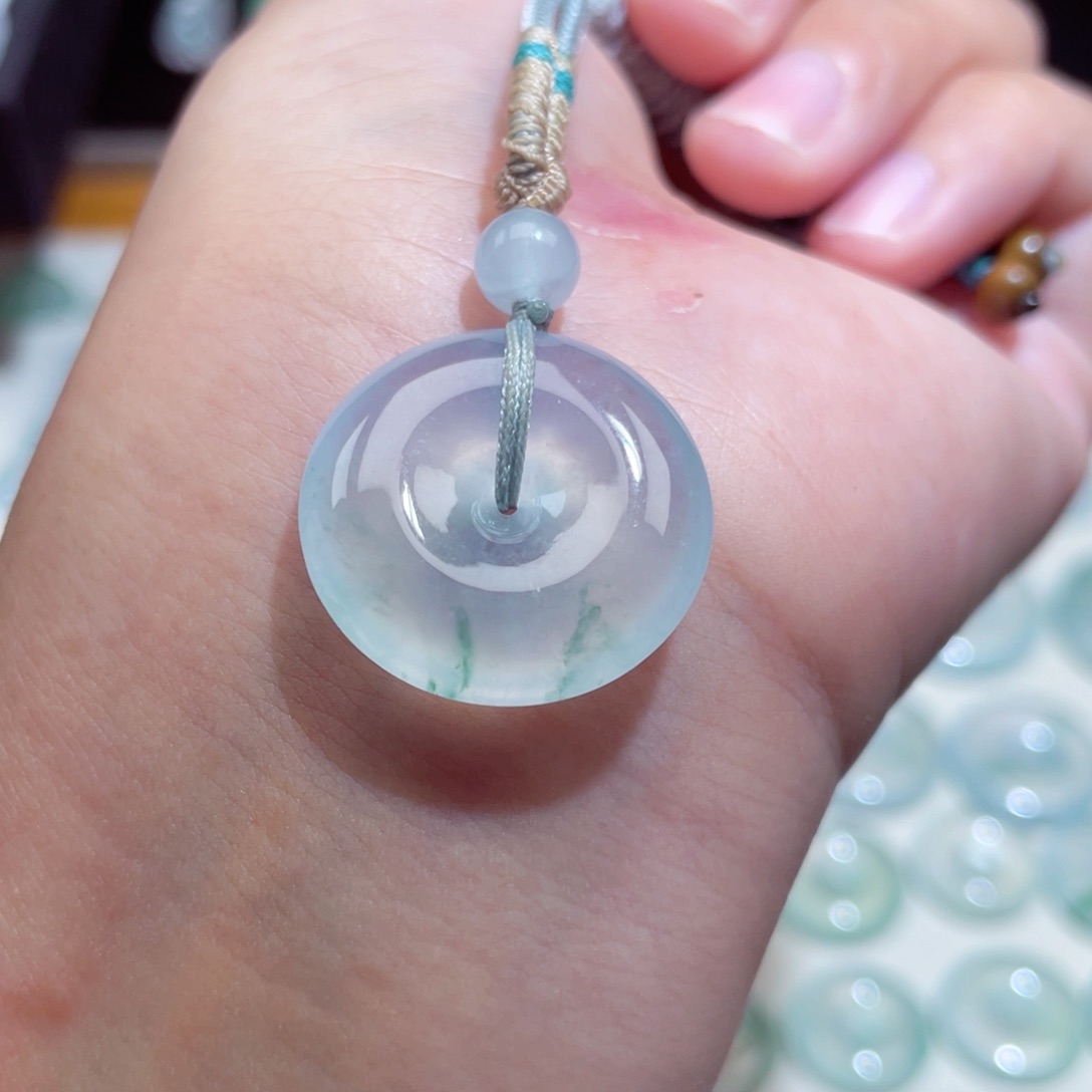 颈饰未镶嵌翡翠扣子