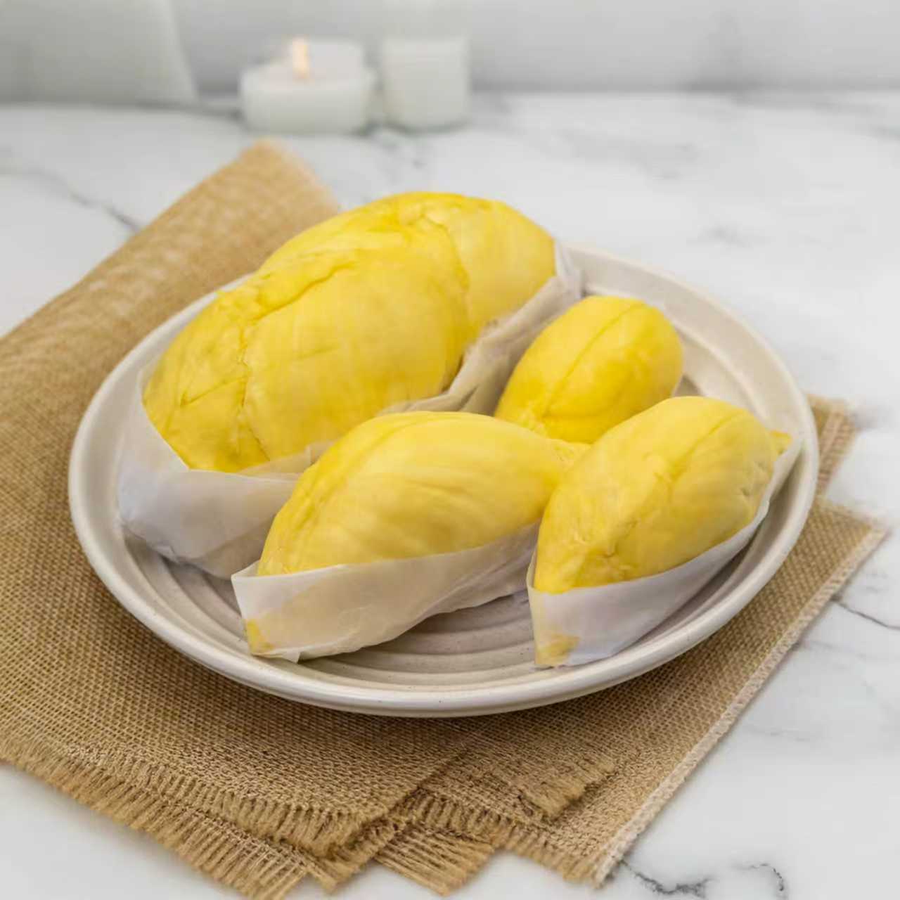 【3斤！三大盒】泰国金枕去壳冷冻榴莲果肉液氮锁鲜顺丰冷链发货