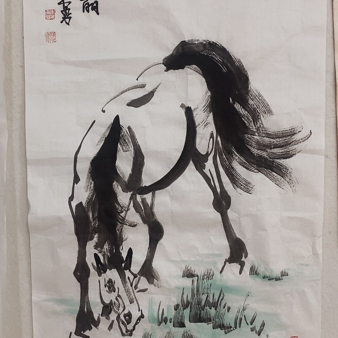 国画书画作品多次参加全国书画大展