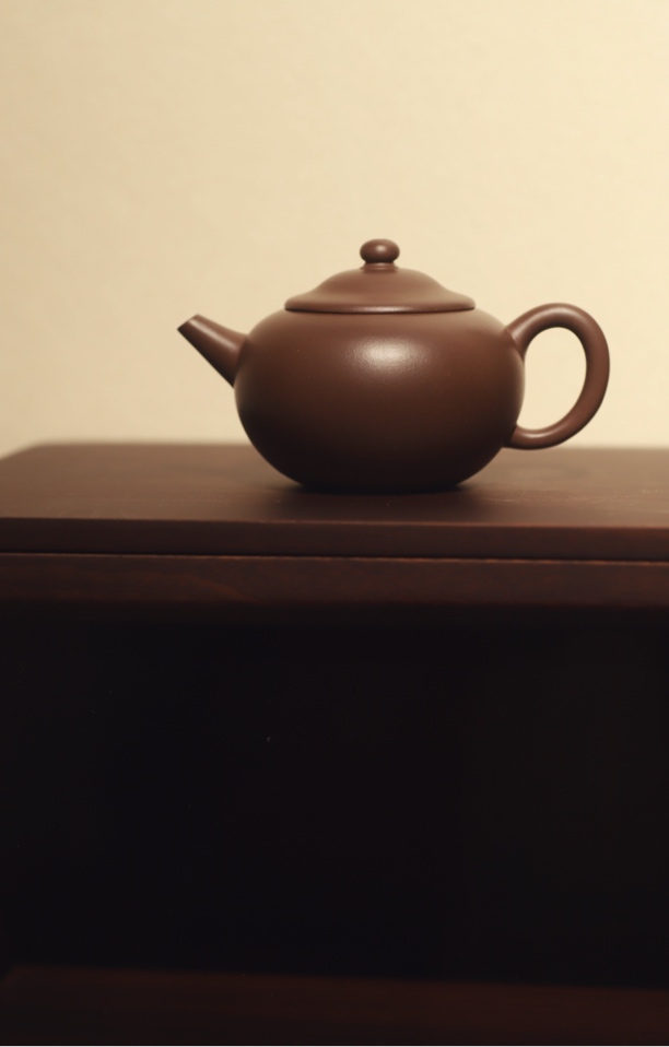江智慧 明式圆珠壶 精品紫砂