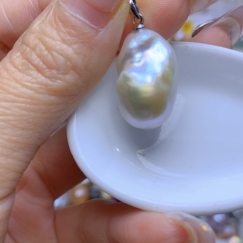 【闪购商品】淡水珍珠吊坠合金
