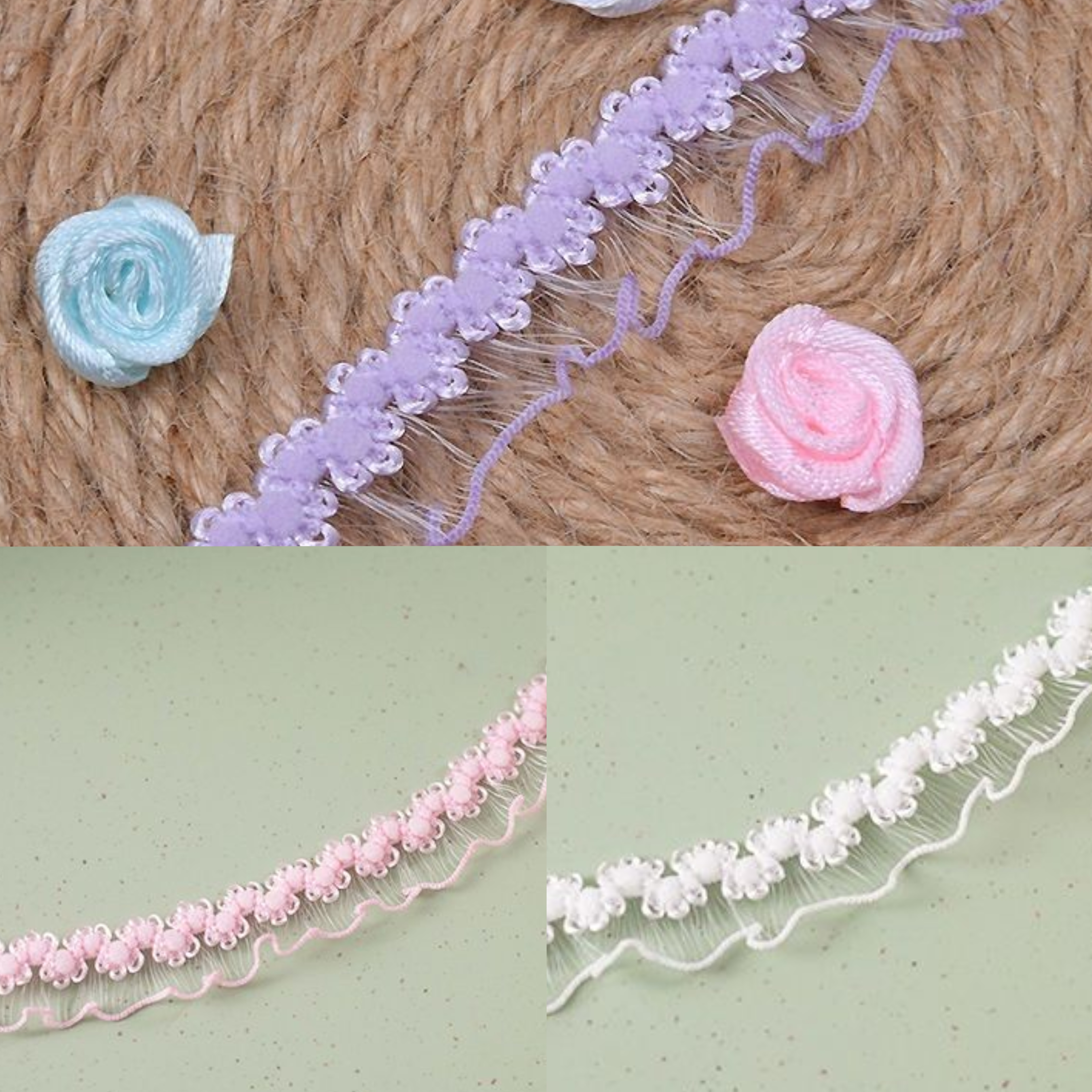 【安欣宠粉】弹力蕾丝花边DIY手工花边材料