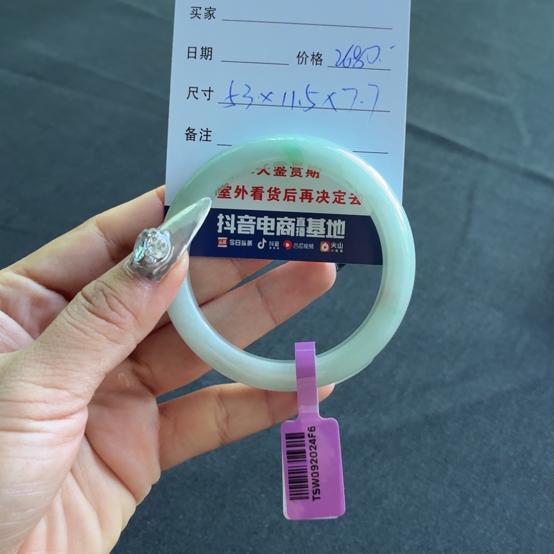 未镶嵌手镯翡翠 