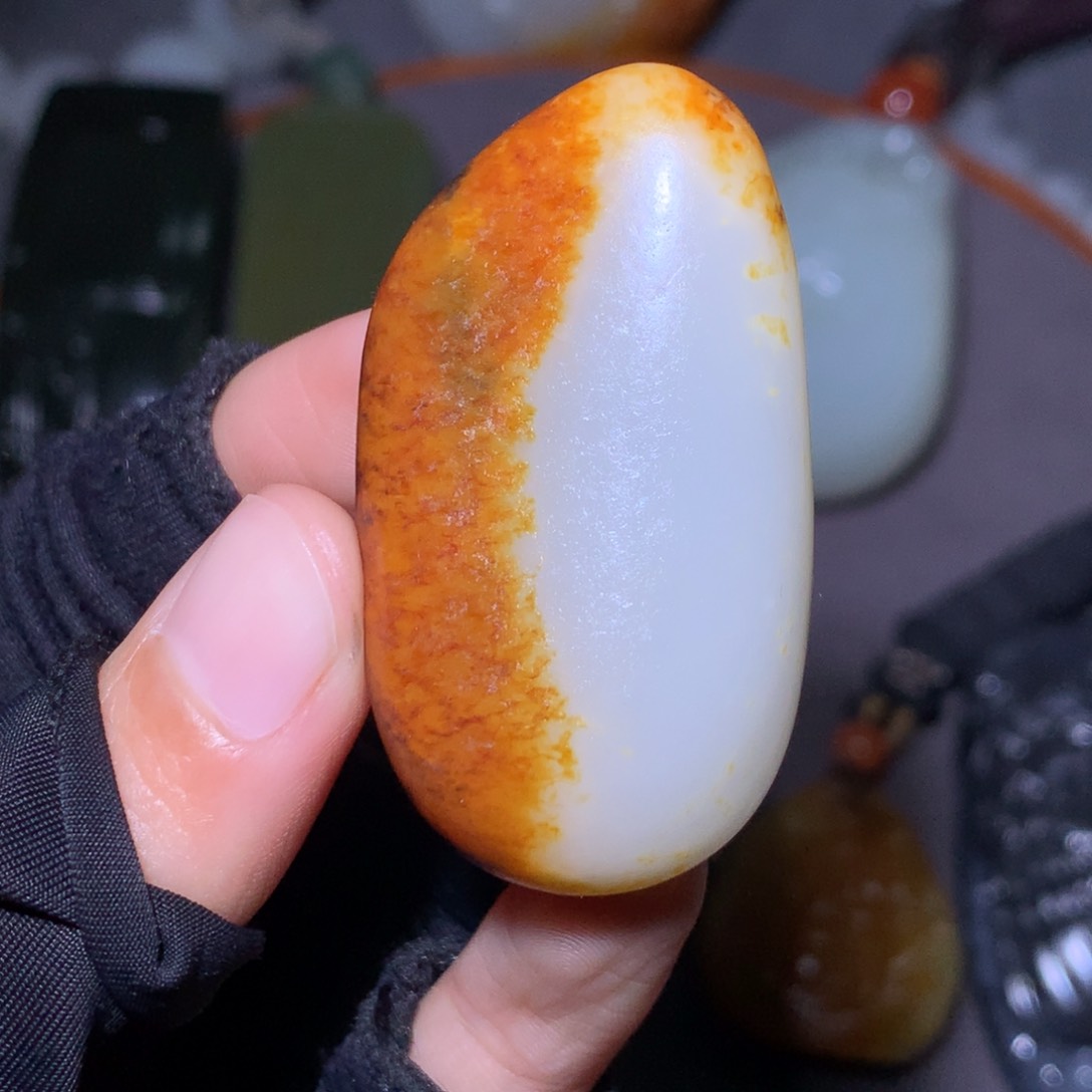 和田玉颈饰未镶嵌邓*周