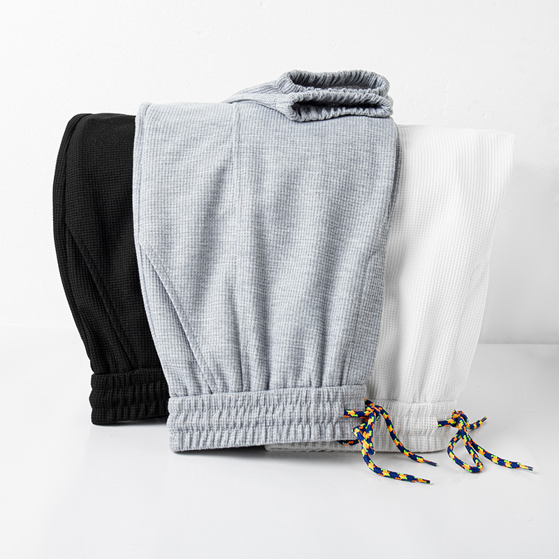 针织口袋休闲裤长裤运动风卫裤男士运动裤百搭8227