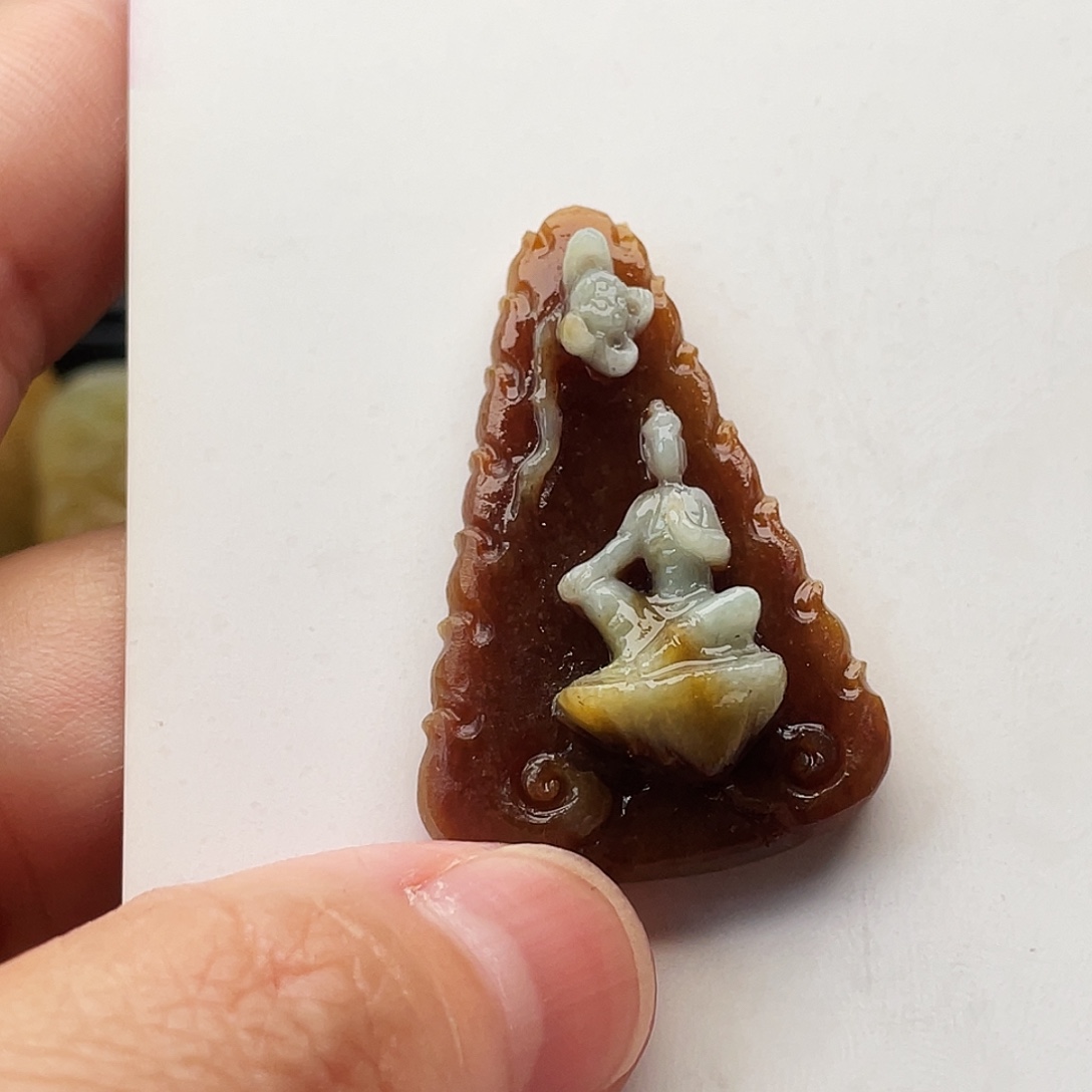 定制翡翠未镶嵌翡翠悟道