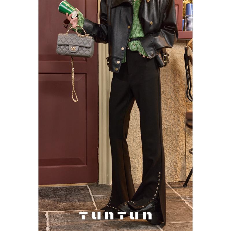 10月12号上新【显瘦天菜】平腰长裤