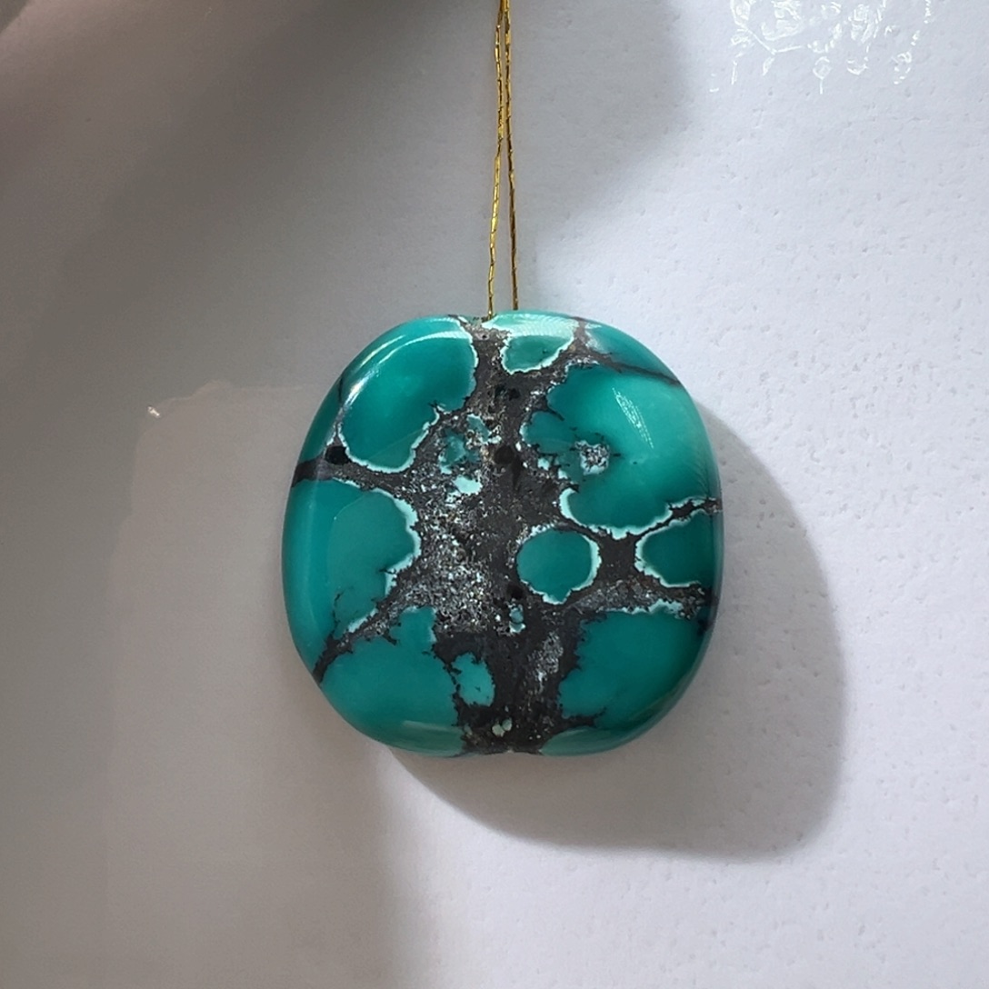 绿松石未镶嵌挂件