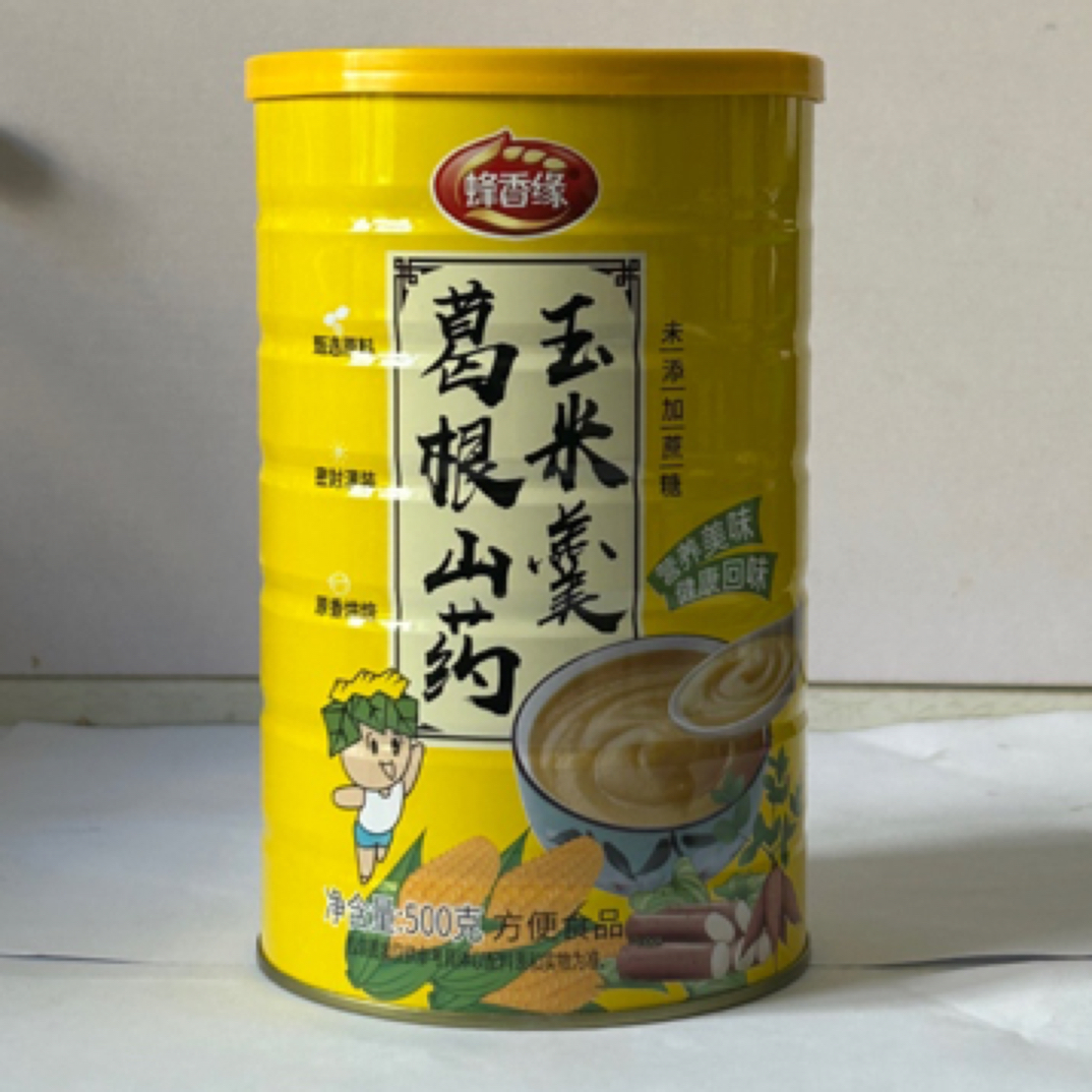 蜂香缘葛根山药玉米羹 500克/桶两桶包邮