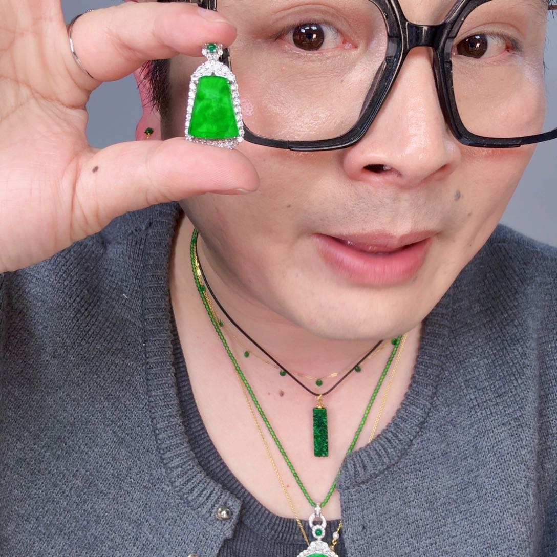 翡翠颈饰未镶嵌一个