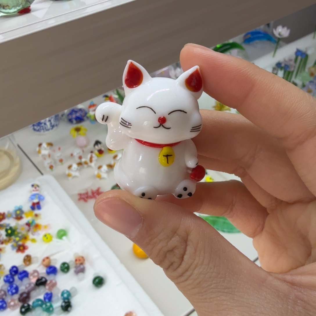 琉璃手工艺品招财猫