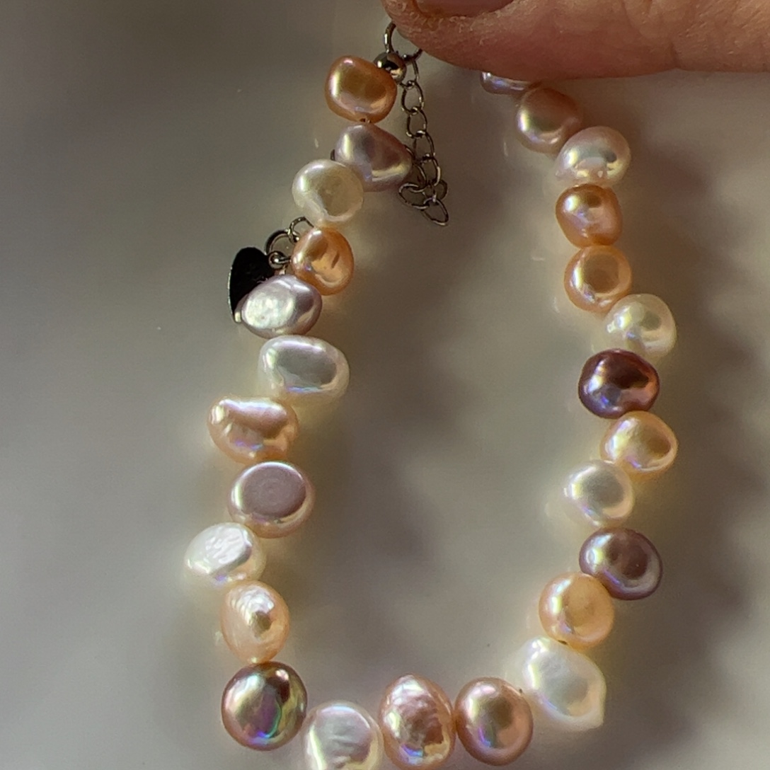 合金淡水珍珠手绳851