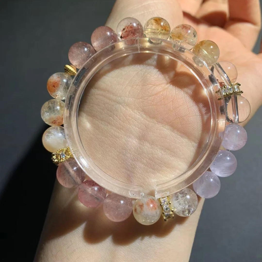 金水流【天然水晶手串】松柏珠宝 多样性发货一条