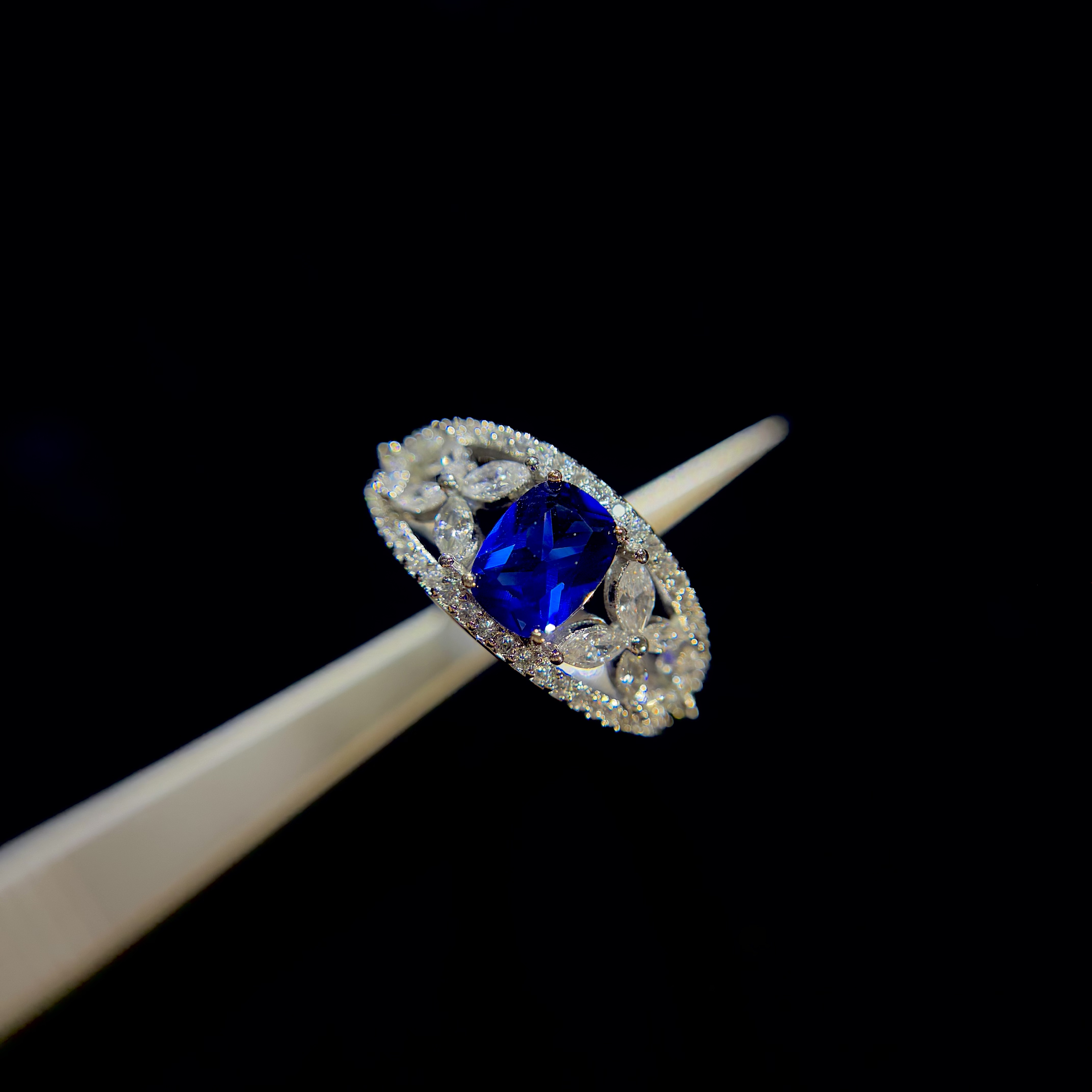 YSX・皇家蓝・蓝珀星露・戒指