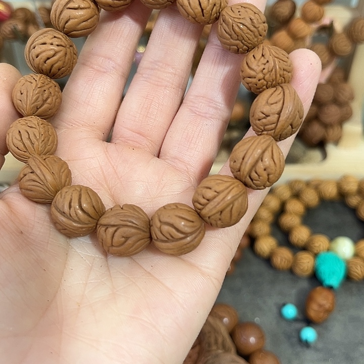 小***帆核桃把件精品桃桃枭野生手串