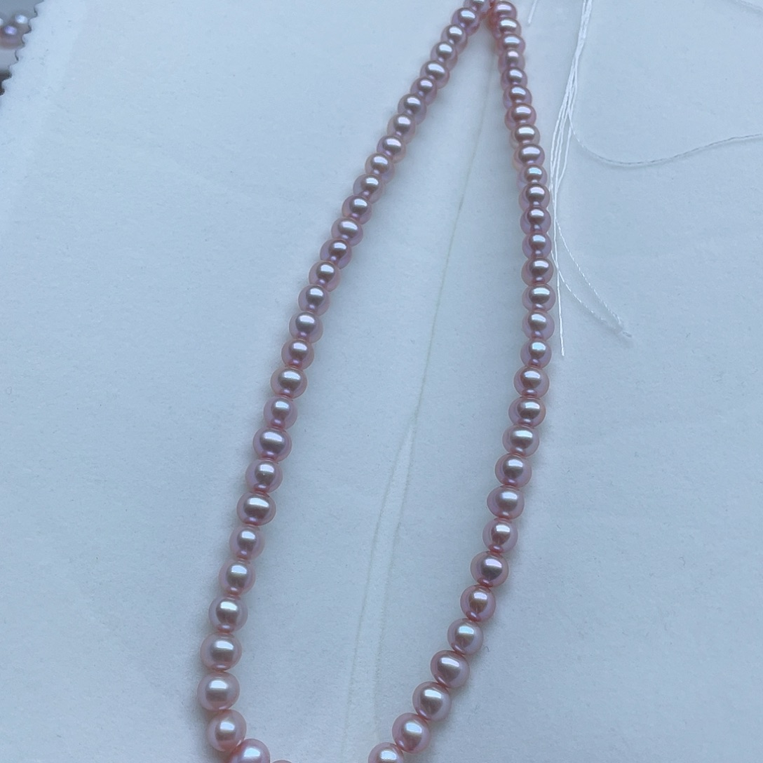 淡水珍珠颈饰银S925镶嵌