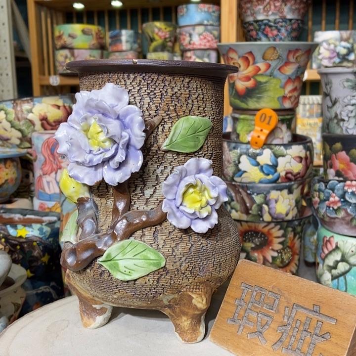 红陶景德镇艺术手绘作品