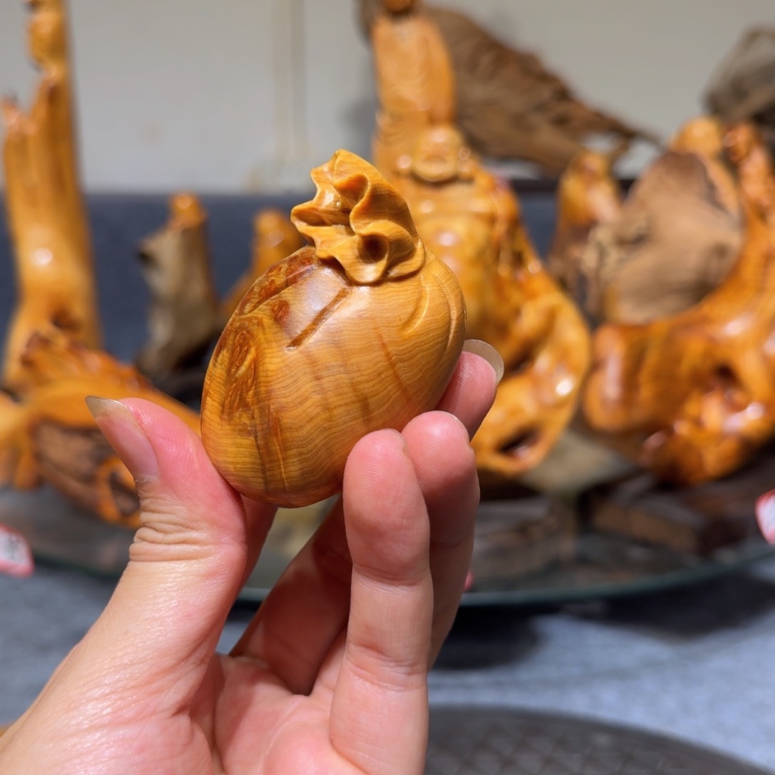 柏木（崖柏）太行崖柏手把件