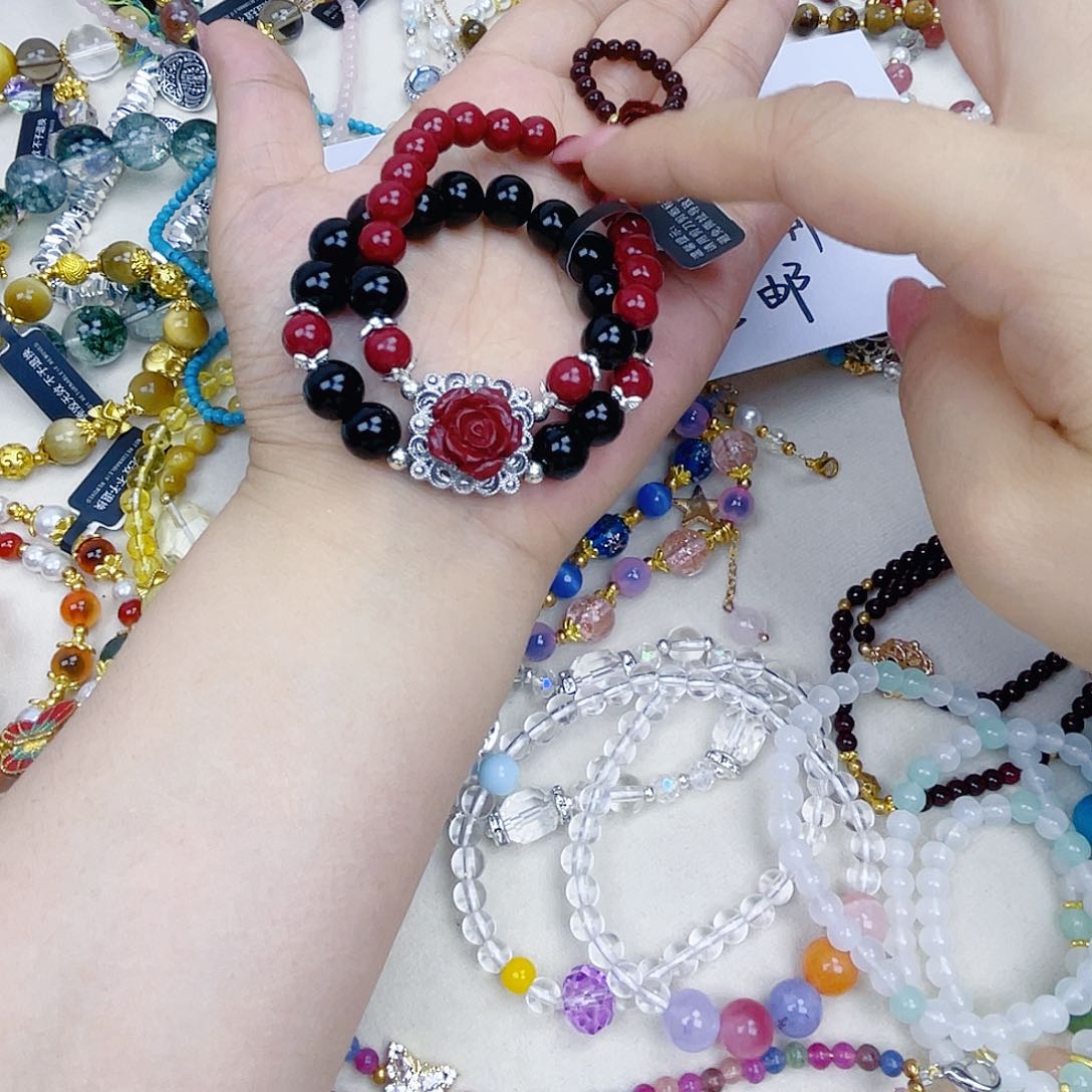 手饰针钠钙石银S925镀金镶嵌