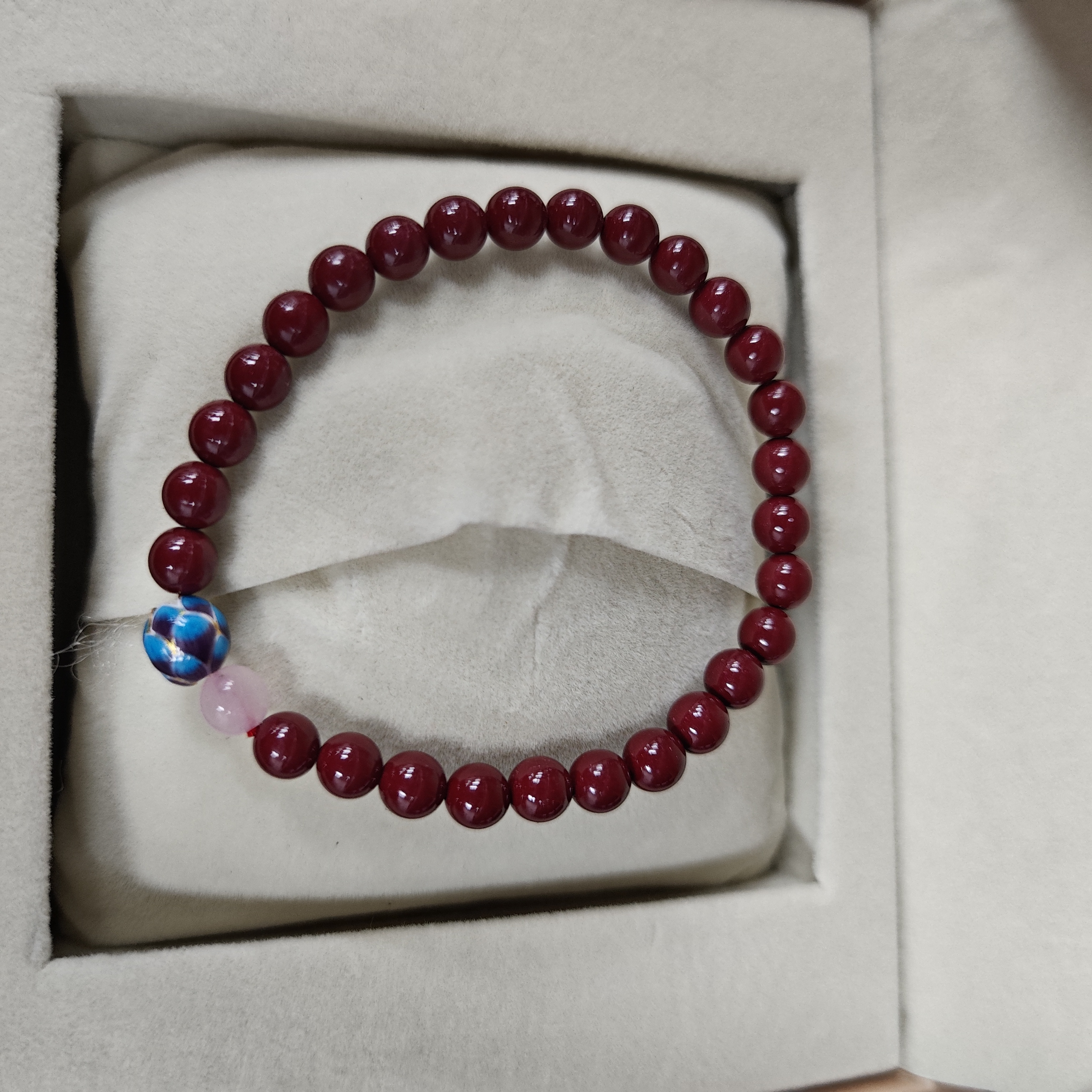 含辰砂工艺品NZ027-经典紫色手链