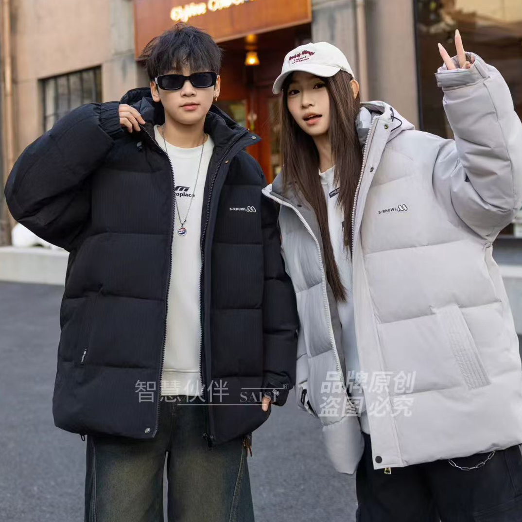 大童青少年休闲时尚石墨烯云绒棉棉服167-1