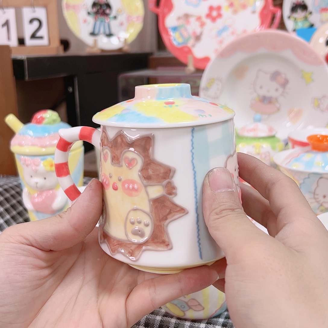 可爱陶瓷高温手作