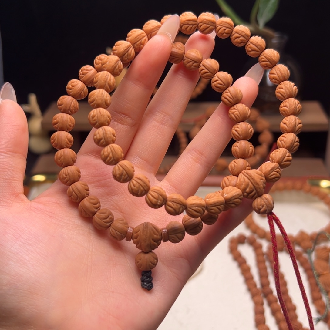 木质类陕西龙纹桃核9.5