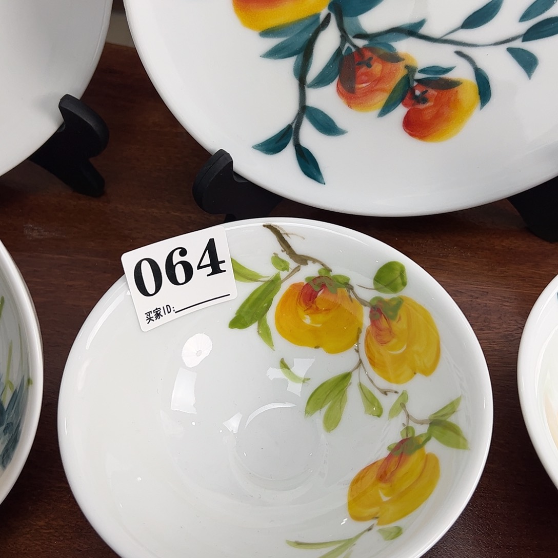 瓷片景德镇陶瓷手工手绘制作