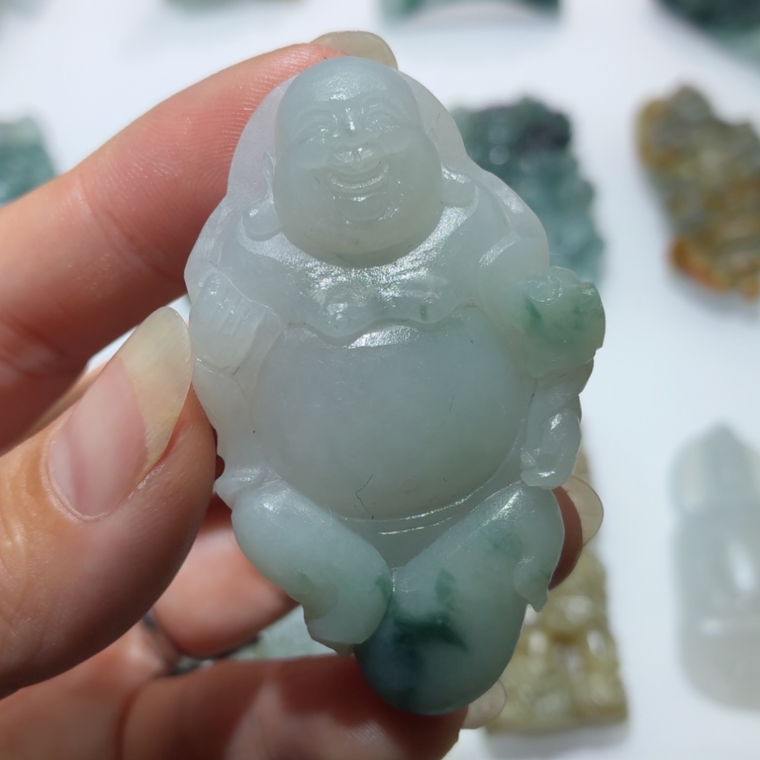 定制翡翠未镶嵌毛货