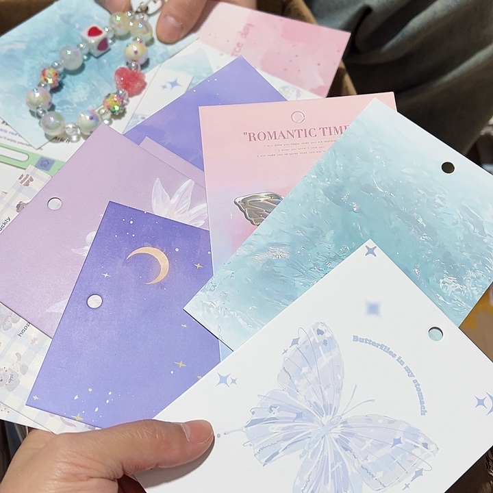 直边9.5×14混款100张