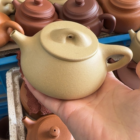 Y***.茶壶紫砂梨皮泥料200cc