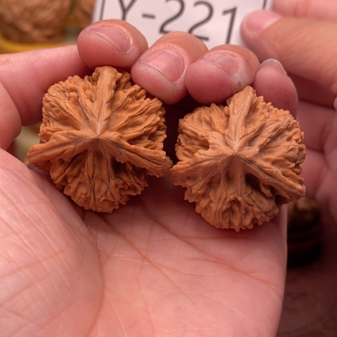 文玩核桃把件南****材玉龙奔34