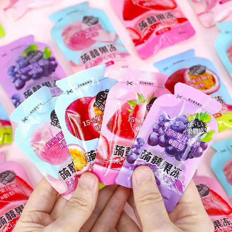 【新疆西藏包邮】蒟蒻果冻布丁儿童零食办公室休闲食品果汁果冻