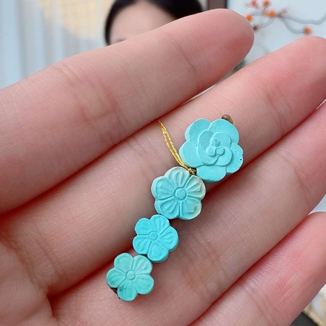 未镶嵌绿松石珠宝奇石