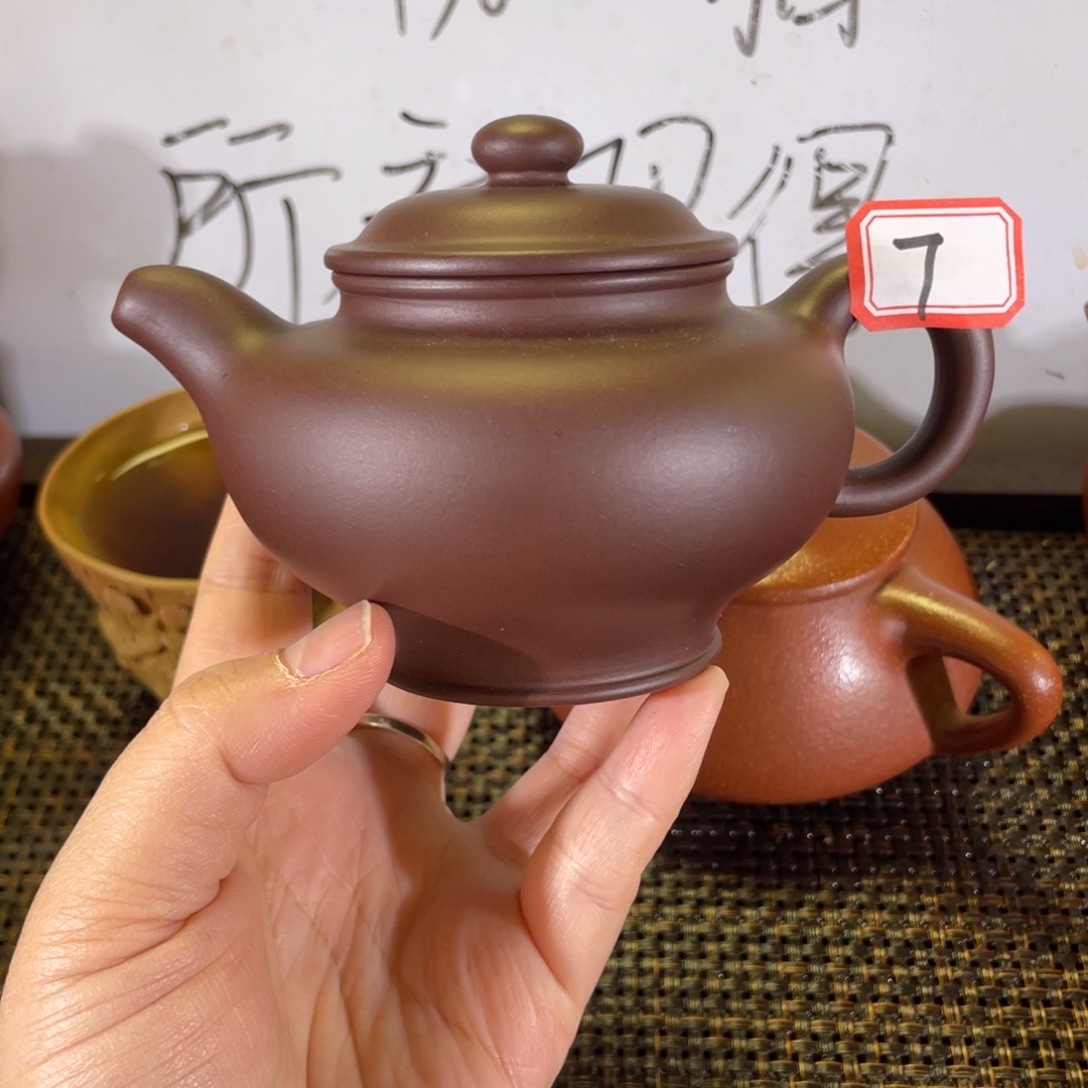 茶壶紫砂多只紫泥