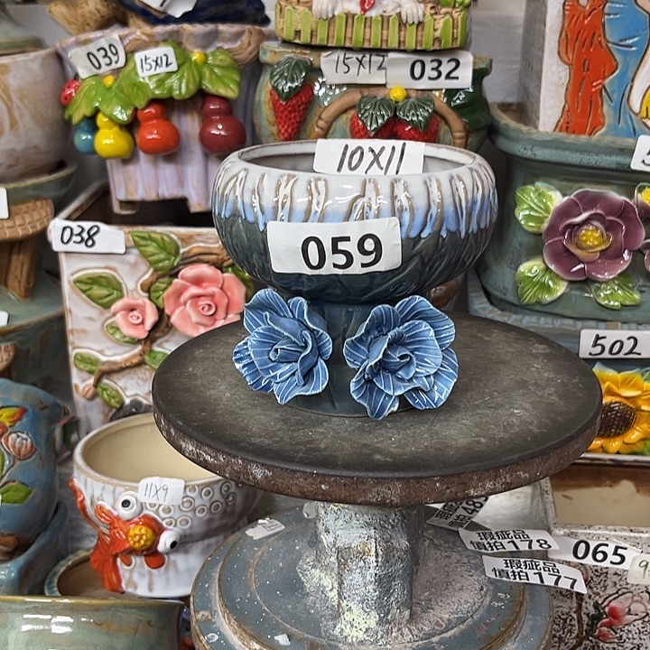 粗陶材质多肉花盆