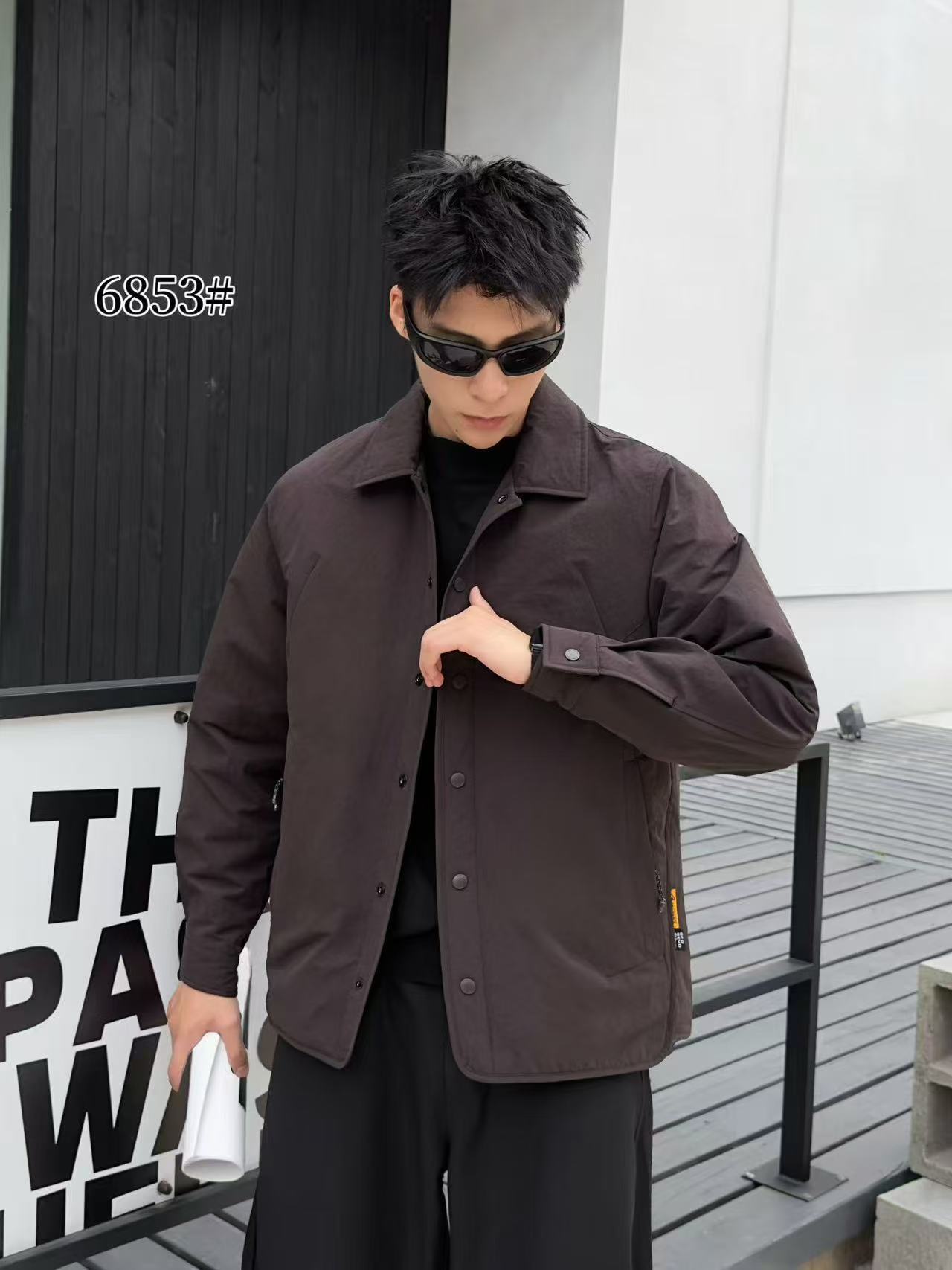 6853  秋冬季2025男士百搭潮流韩版外套