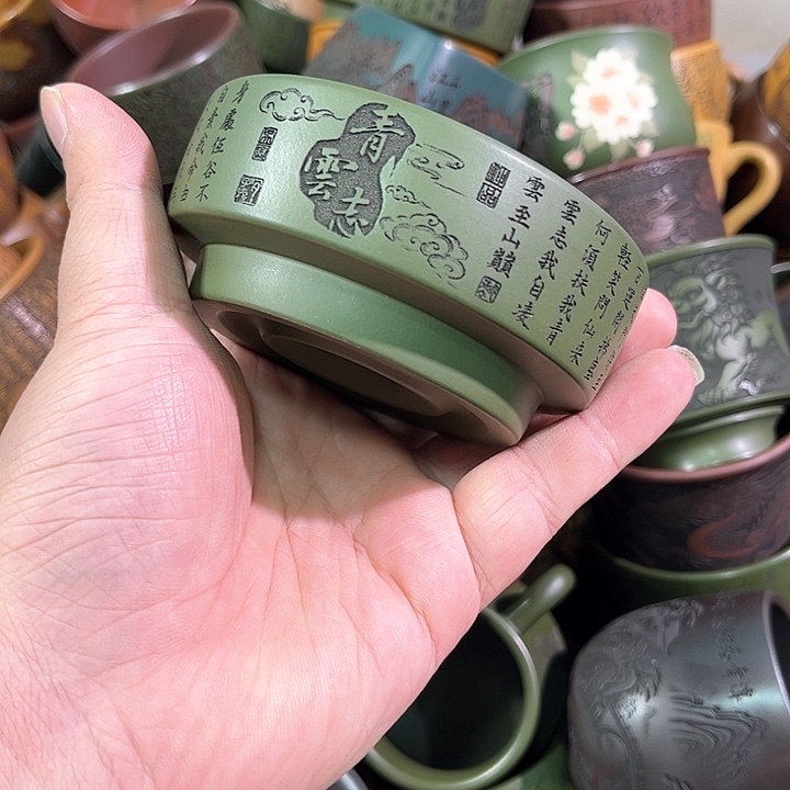 茶杯紫砂全手工紫砂主人杯