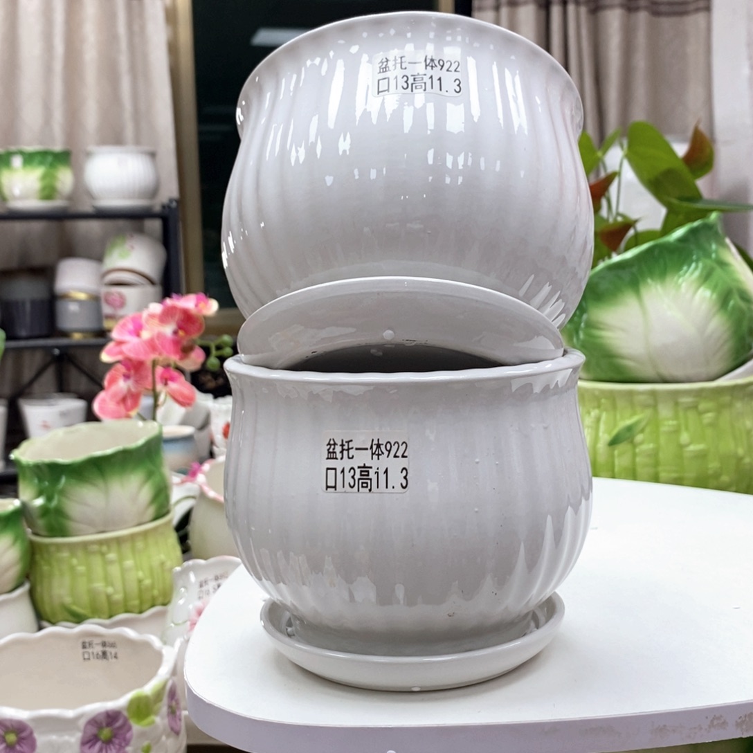 @夏西陶瓷花盆@@5922