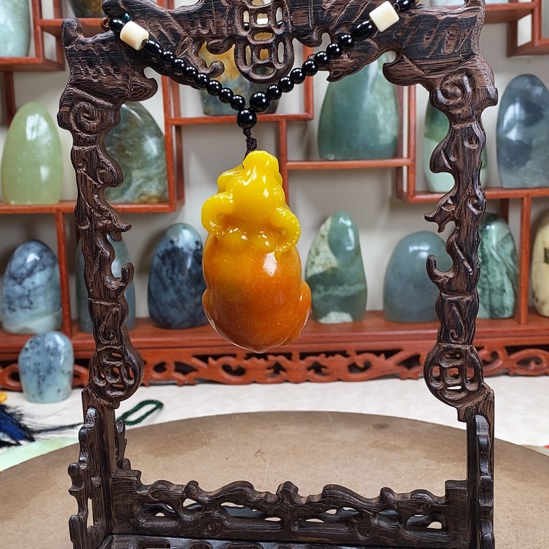 邢***哥玉岫岩精品老牛把件