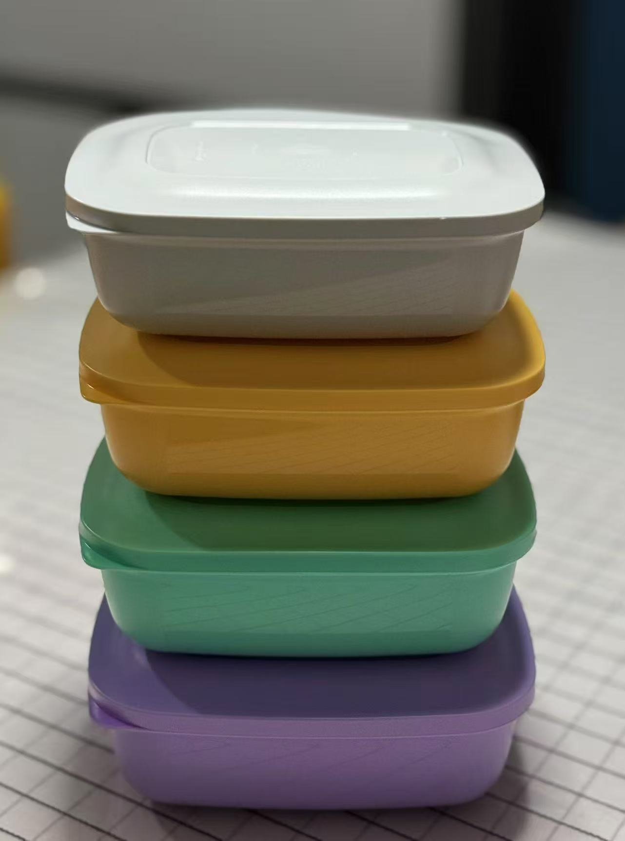 (海)500ml长方形彩色保鲜盒