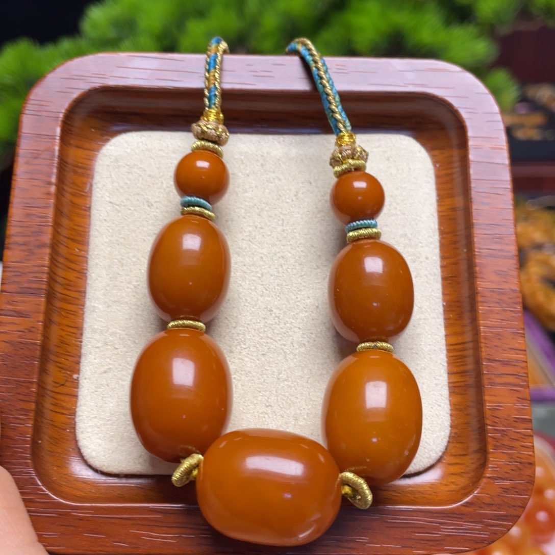 蜜蜡颈饰未镶嵌项链