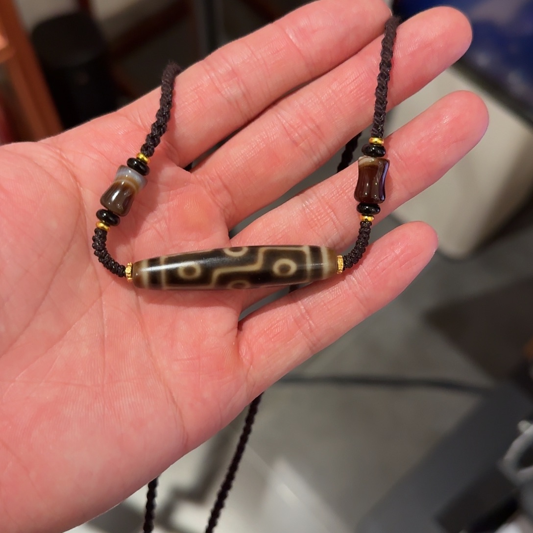 山***.大理石铁合金张奎老师九眼扁珠