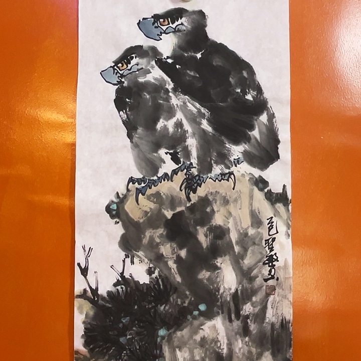 国画张圣敏先生纯手绘作品