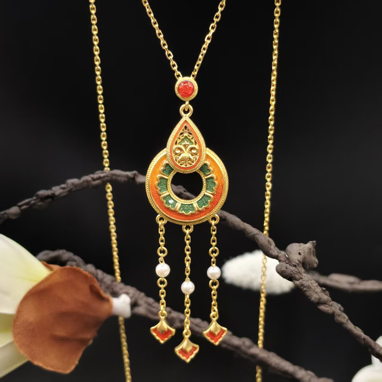 【恒潮珠宝】12.35g足金古法项链c150