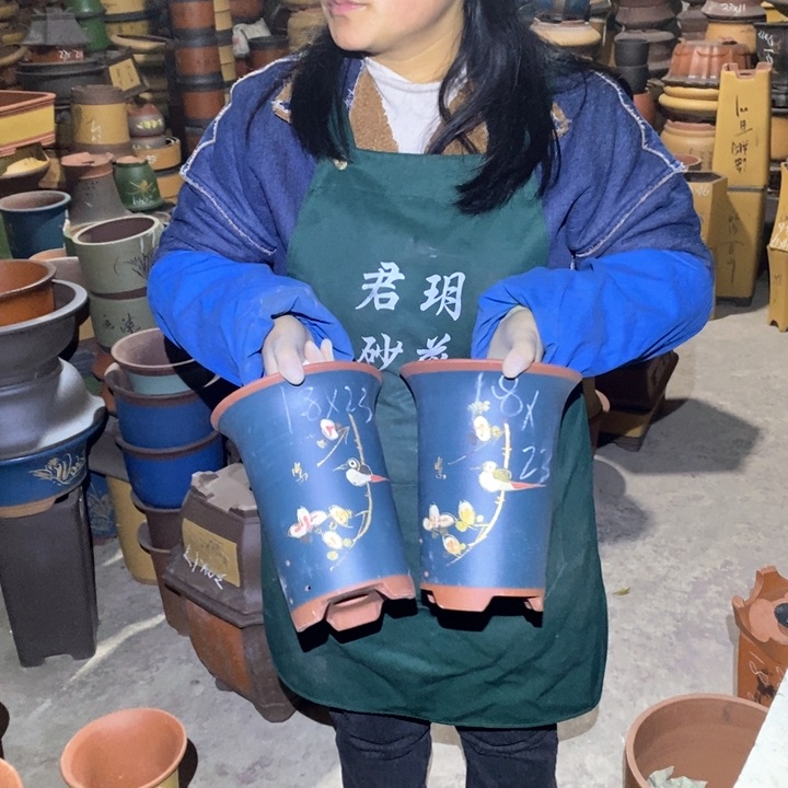 紫砂花盆紫砂花盆盆栽花卉苗木种植
