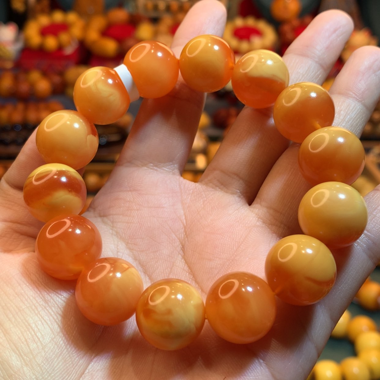 【闪购商品】蜜蜡手串未镶嵌蜜蜡手串