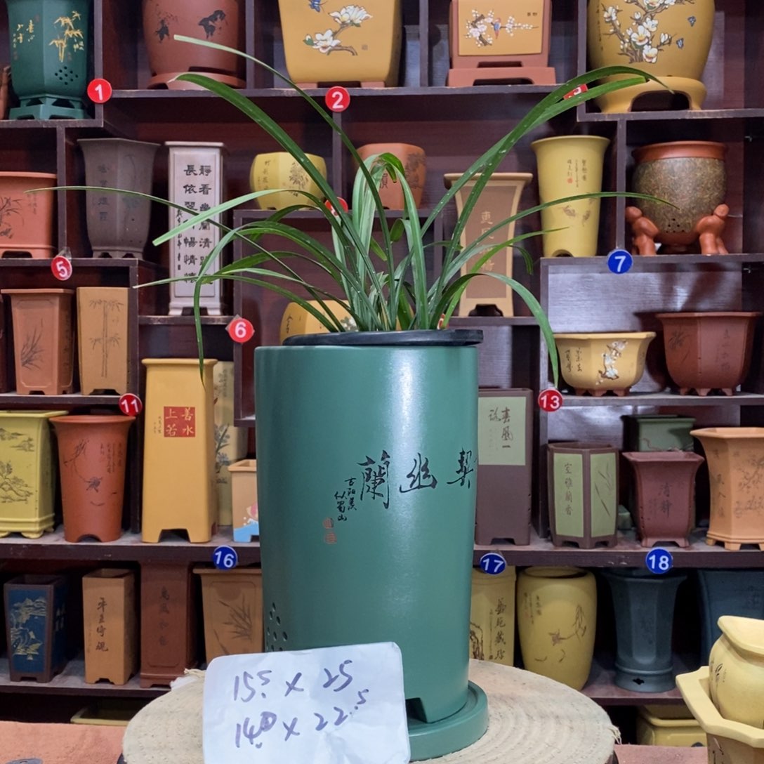 紫砂艺术紫砂花盆