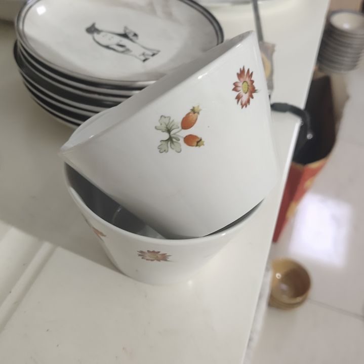 碗陶瓷盘子碗啥都有口径12公分