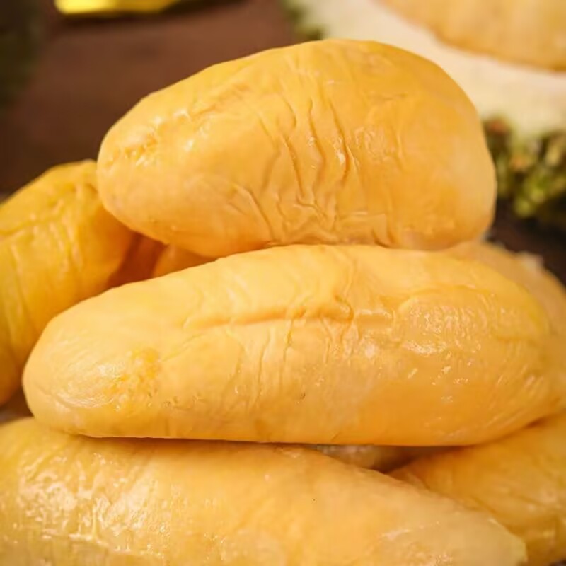 【到手1.6斤】中国邮政泰国金枕液氮冷冻榴莲肉软糯香甜